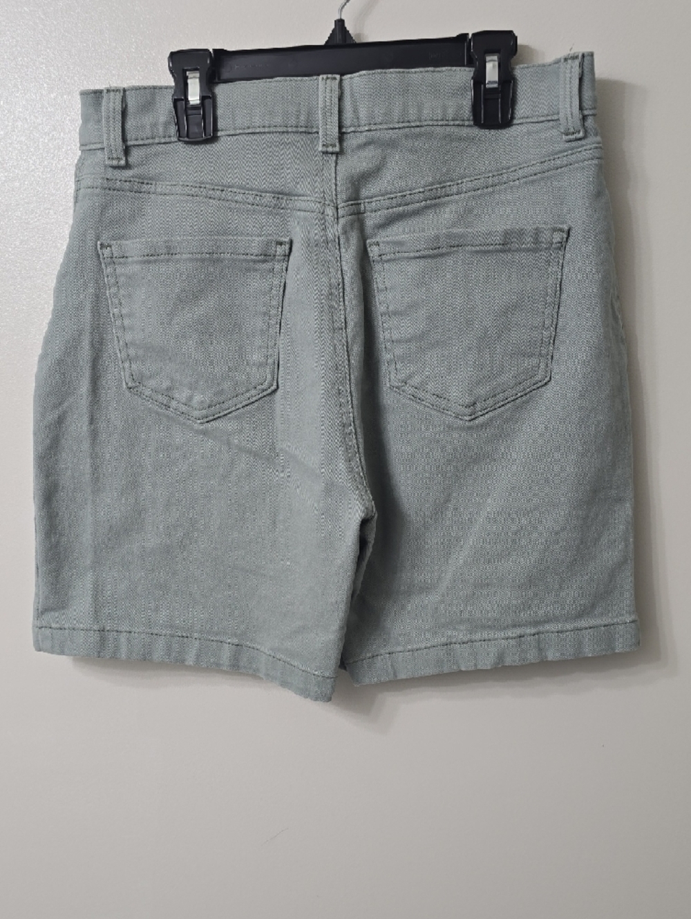 Gloria Vanderbilt Men's Pale Mint Flat Front Shorts - Picture 3 of 3